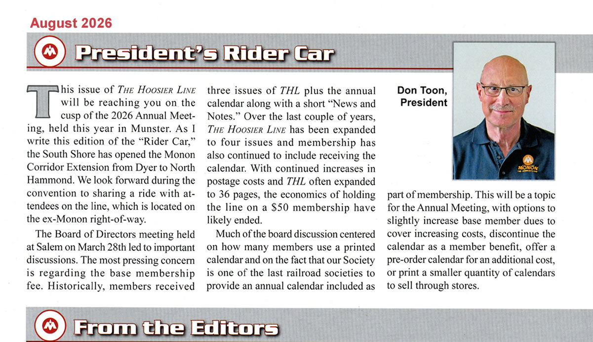 President's Rider Car