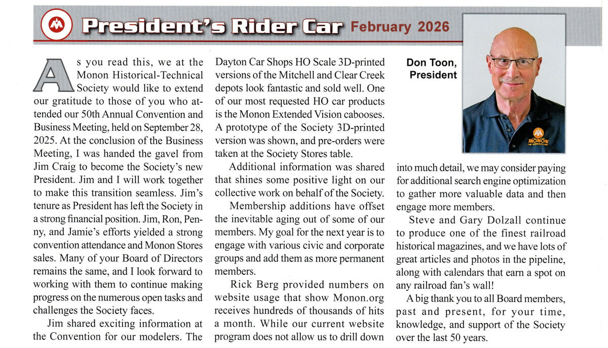 President's Rider Car